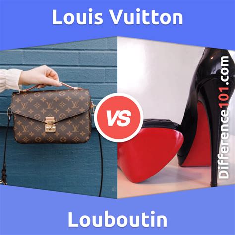 difference between louboutin and louis vuitton|christian louboutin louis vuitton bag.